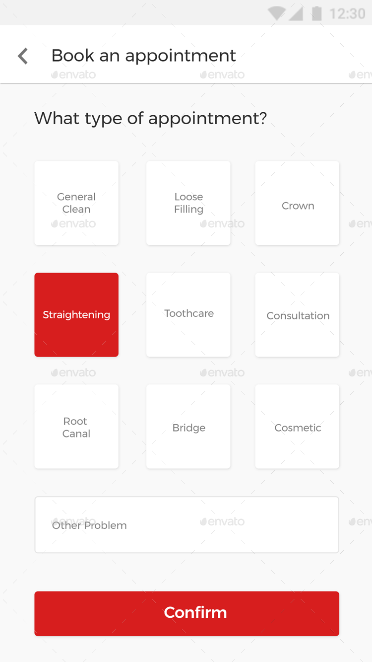 Online Doctor Appointment Booking App UI Kit Dentist Appointment App